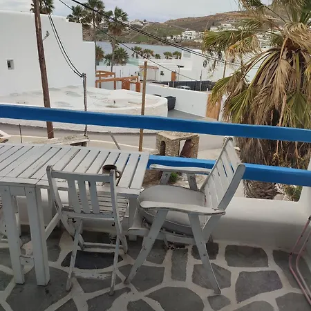 Beachside 2 Bd Stylish W Private Patio Apartment Ornos (Mykonos)