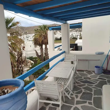 Beachside 2 Bd Stylish W Private Patio * Ornos (Mykonos)