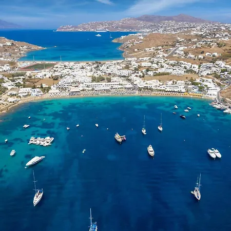 Beachside 2 Bd Stylish W Private Patio * Ornos (Mykonos)